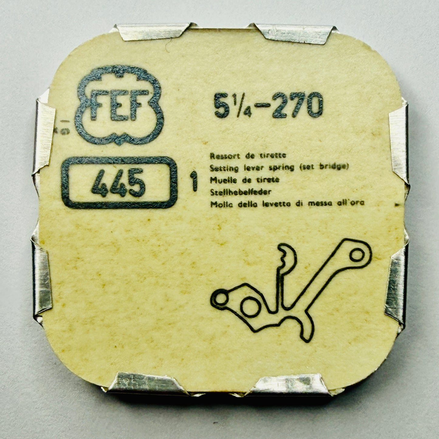 FEF 270 – Setting Lever Spring (445)