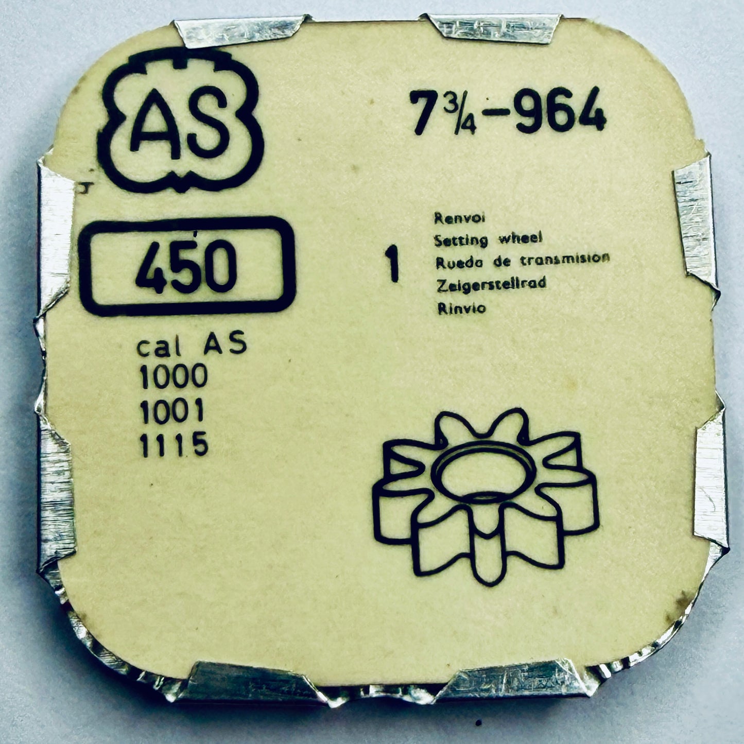 AS 964 – Setting Wheel - 450