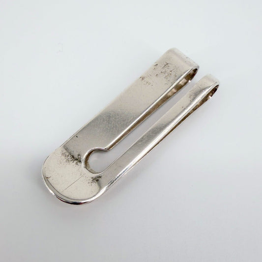 Vintage Sterling Silver 925 Money Clip - image 2