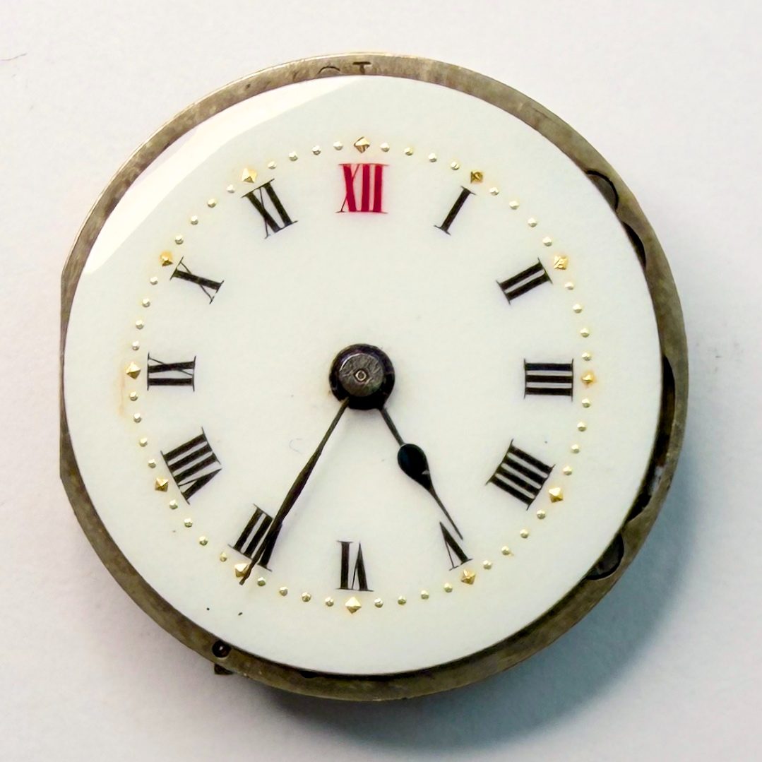 Swiss 15 Jewel Pocket Watch Movement, 23.34mm – For Spares or Repair - image 2