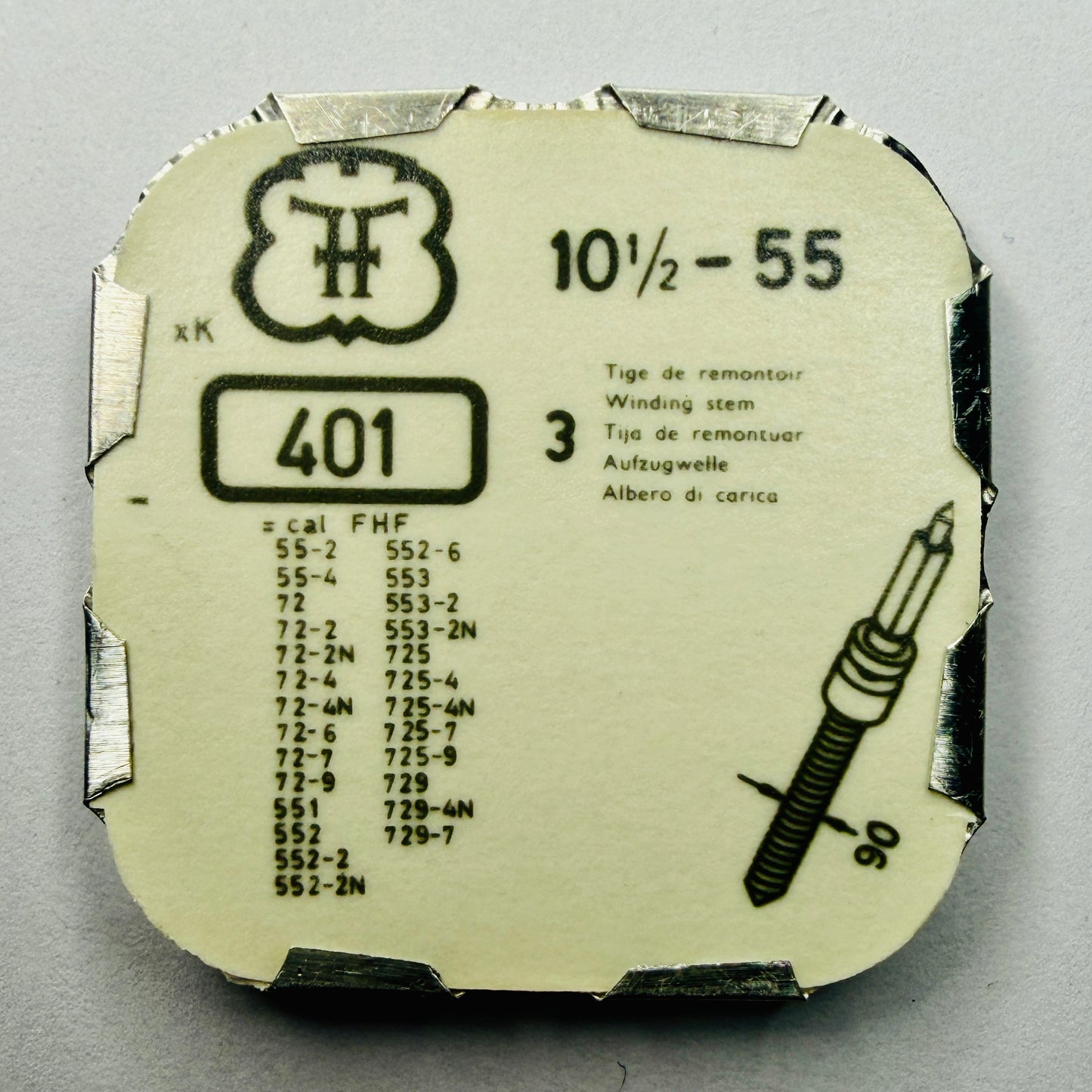 FHF 55 – Winding Stem - Tap 90 (401)