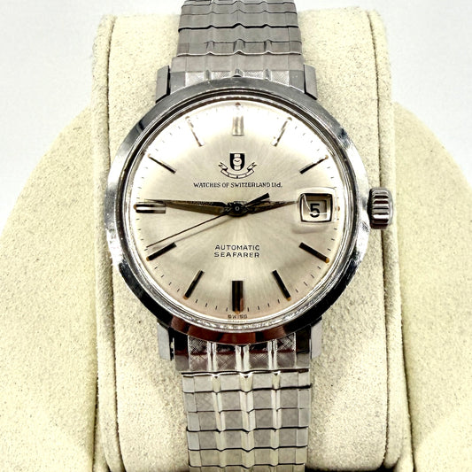 Vintage Watches of Switzerland Automatic “Seafarer” Swiss Watch – c.1960s