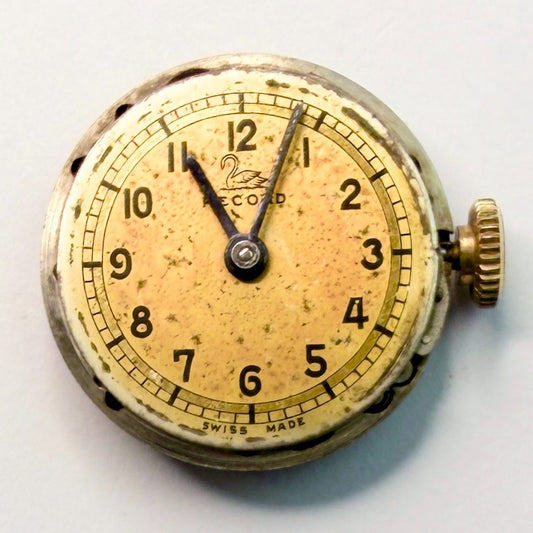 Record Swiss Made 15 Jewel Watch Movement – 19.7mm – For Spares or Repair - image 2