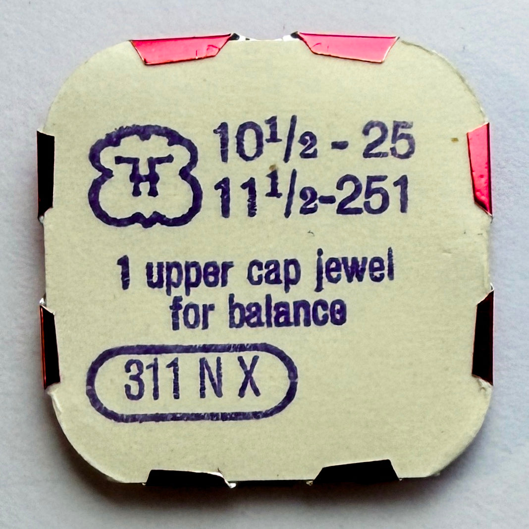 FHF 25 / 251 - Upper Cap Jewel For Balance - 311 NX
