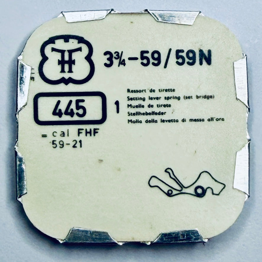 FHF 59 – Setting lever Spring (51.090 / 445)