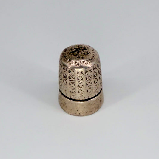 Antique Sterling Silver Thimble – H.G. & S