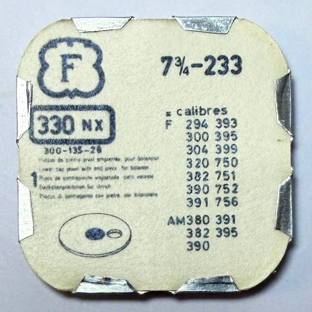 Felsa 233 - Lower Cap Jewel For Balance - 330 NX