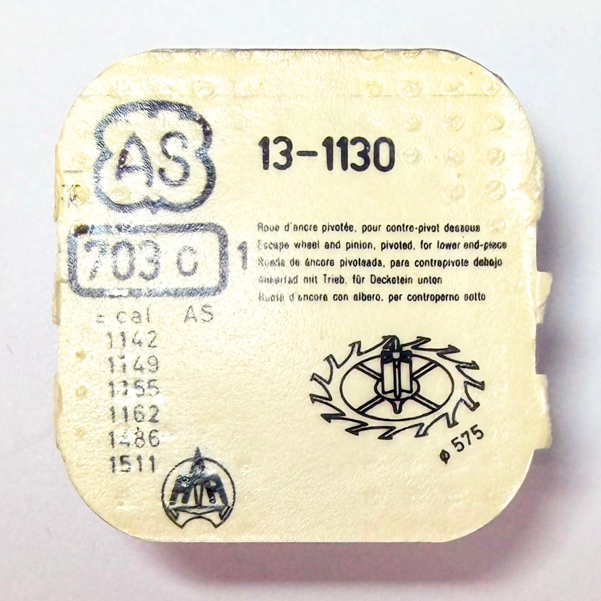 AS 1130 – Escape Wheel - 703 C