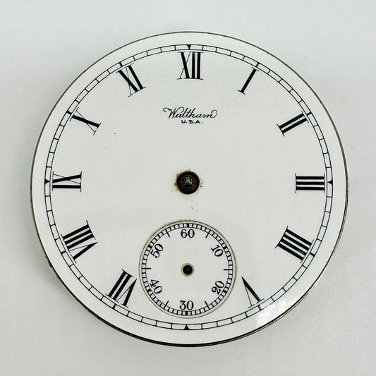 Antique Waltham P.S. Bartlett Pocket Watch Movement 16s c.1919 Spares or Repair