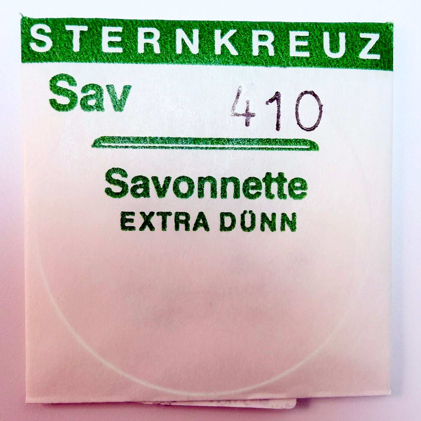 Sternkreuz Savonnette Extra Thin Hunter Pocket Watch Crystals (Acrylic, Low Dome)