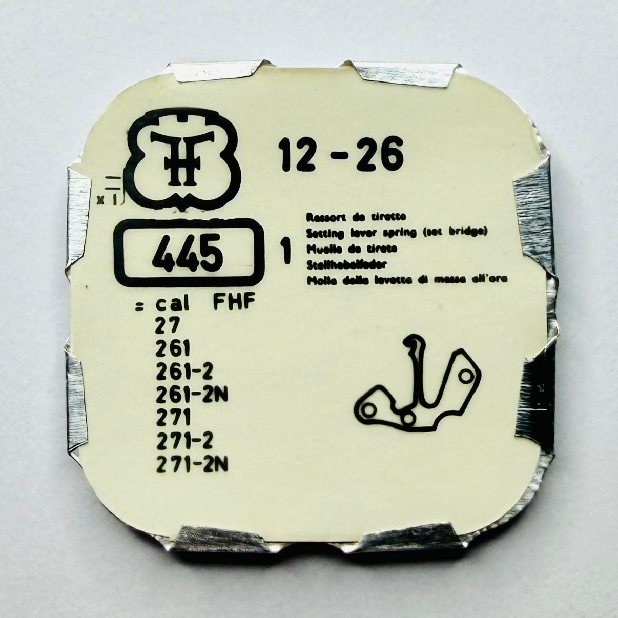 FHF 27 – Setting Lever Spring (445)