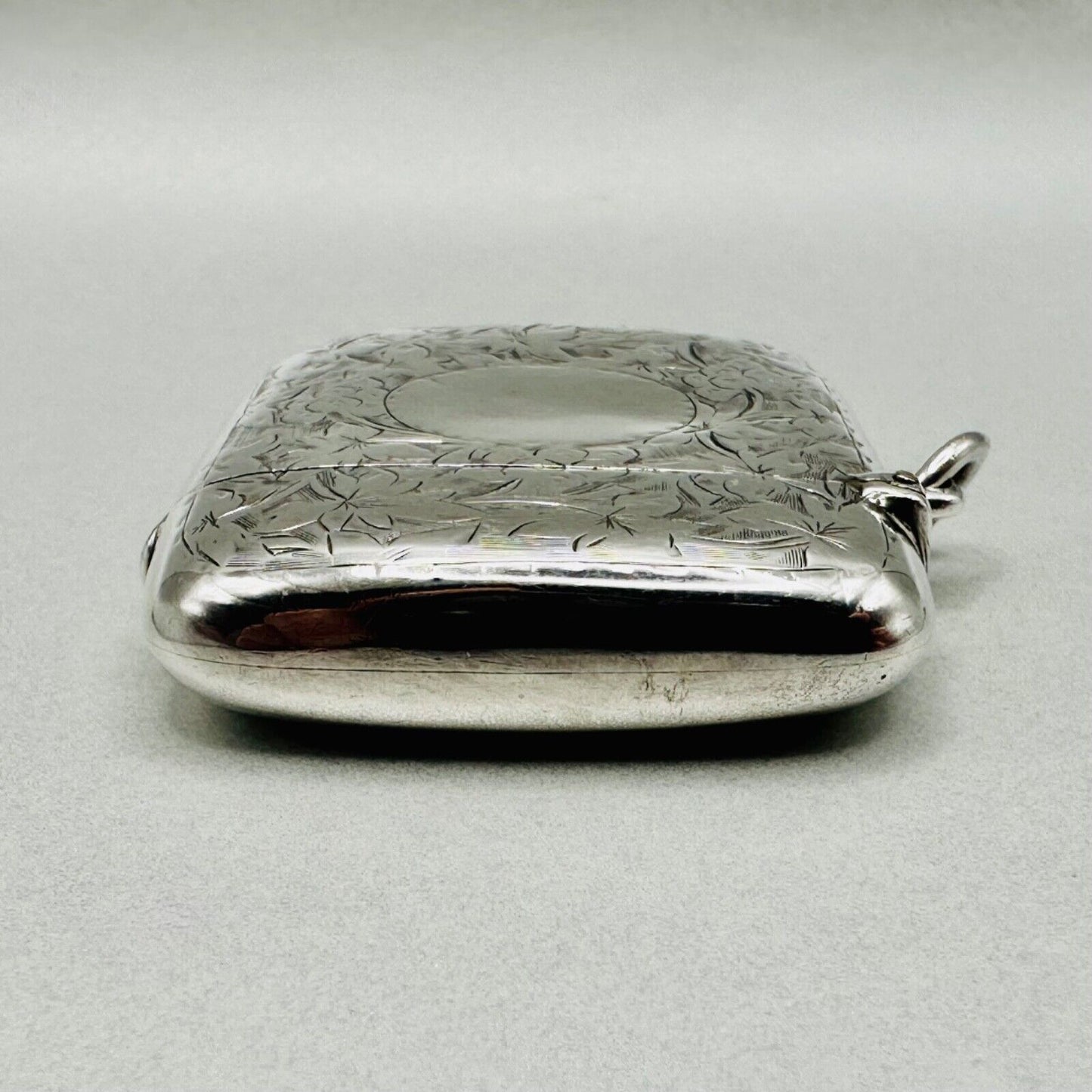 Antique Silver Vesta Case by Frederick Stone 1899 Birmingham