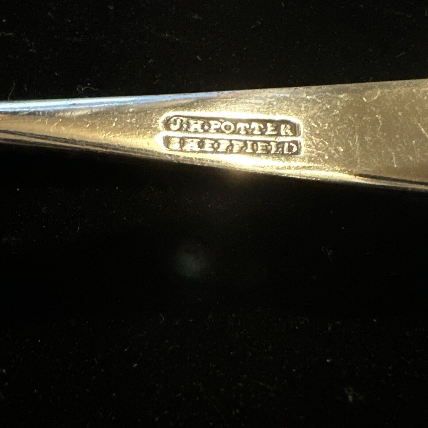 Antique Silver Plate Sugar Tongs - Liptons Branded- J H Potter