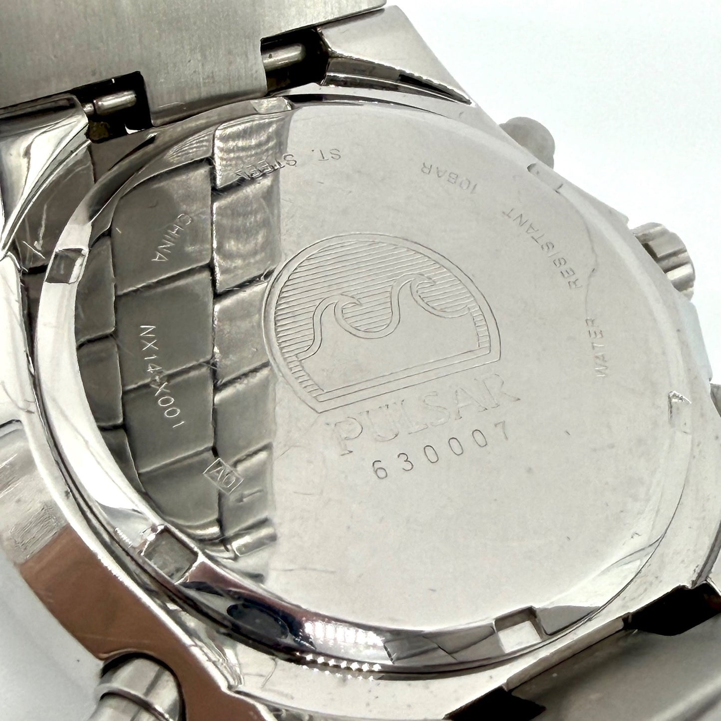 Pulsar NX14-X001 World Time Alarm Chronograph Watch – Analog Digital