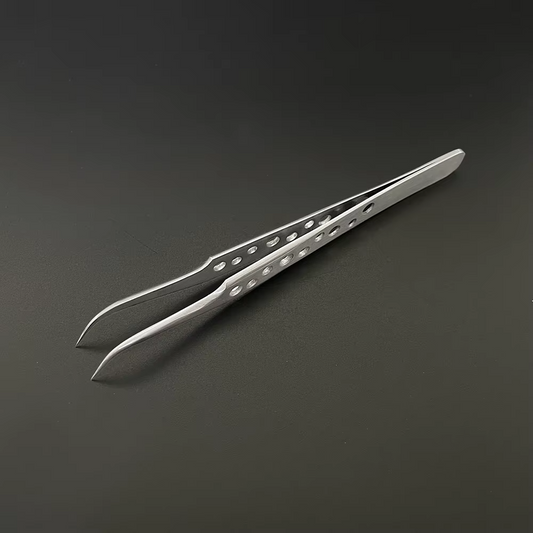 Brand New Stainless Steel Precision Tweezers – Straight & Curved – Fine Point