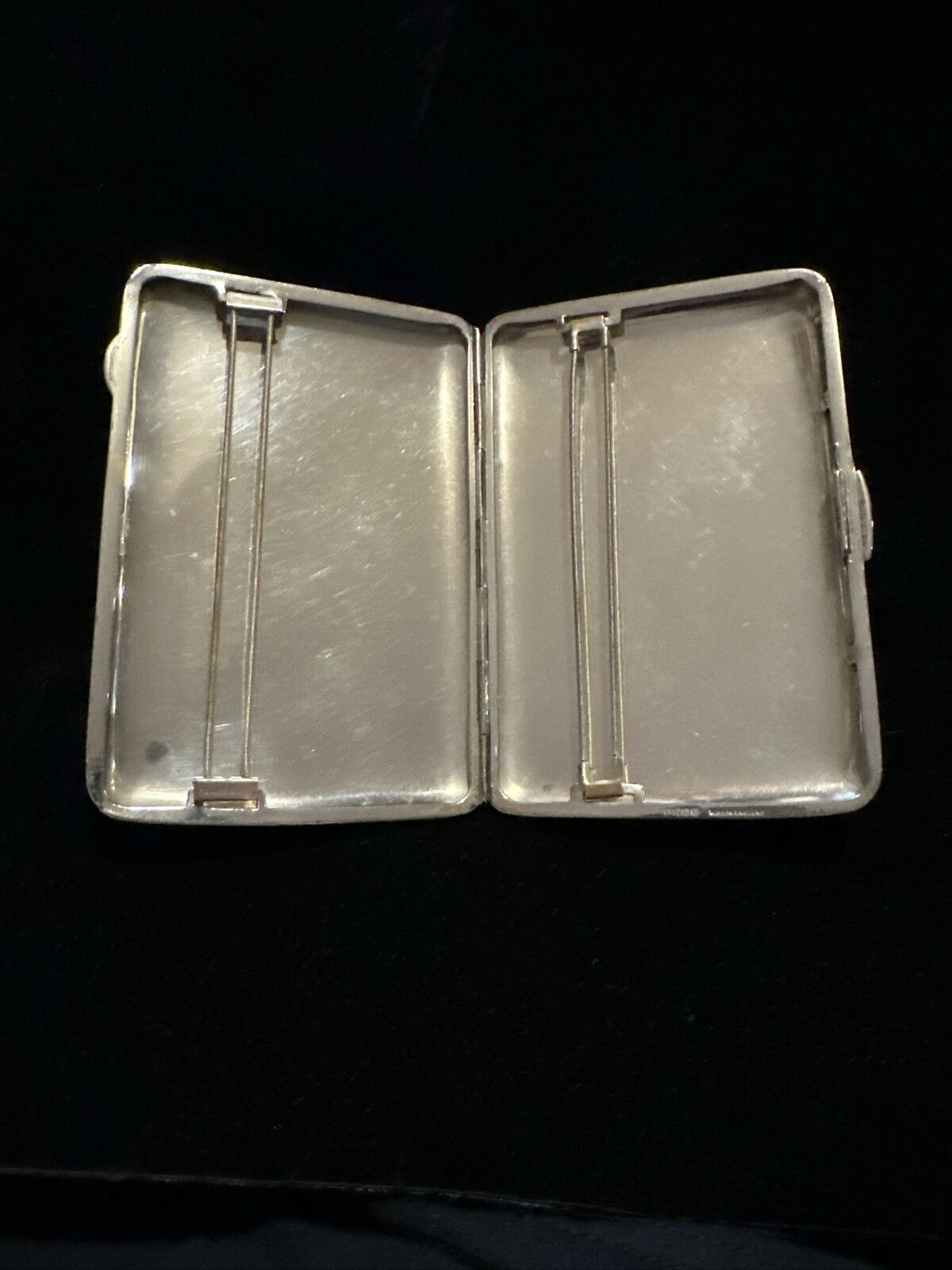 Antique Silver Plated Cigarette Case