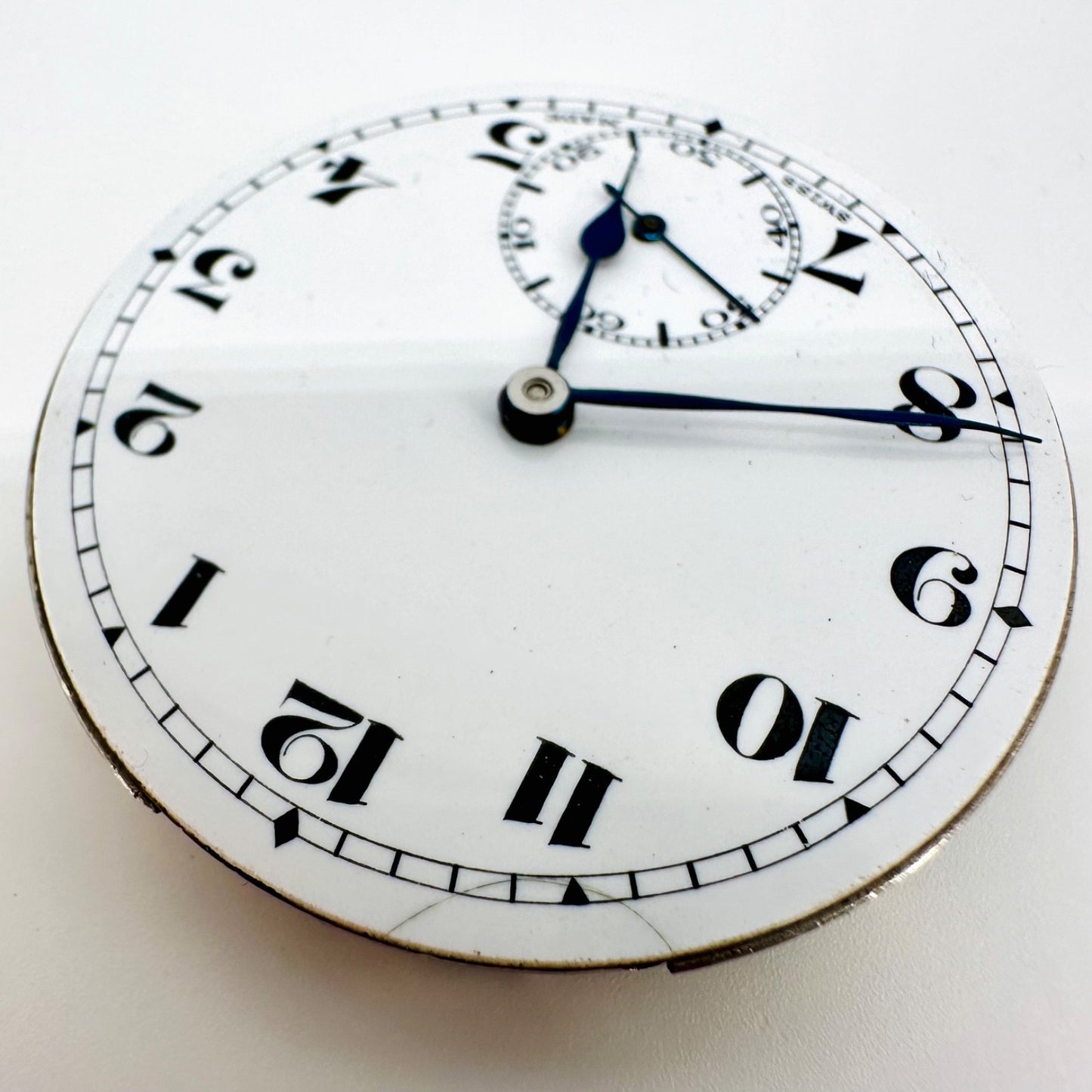 Antique Swiss Pocket Watch Movement – 17 Jewels – Working