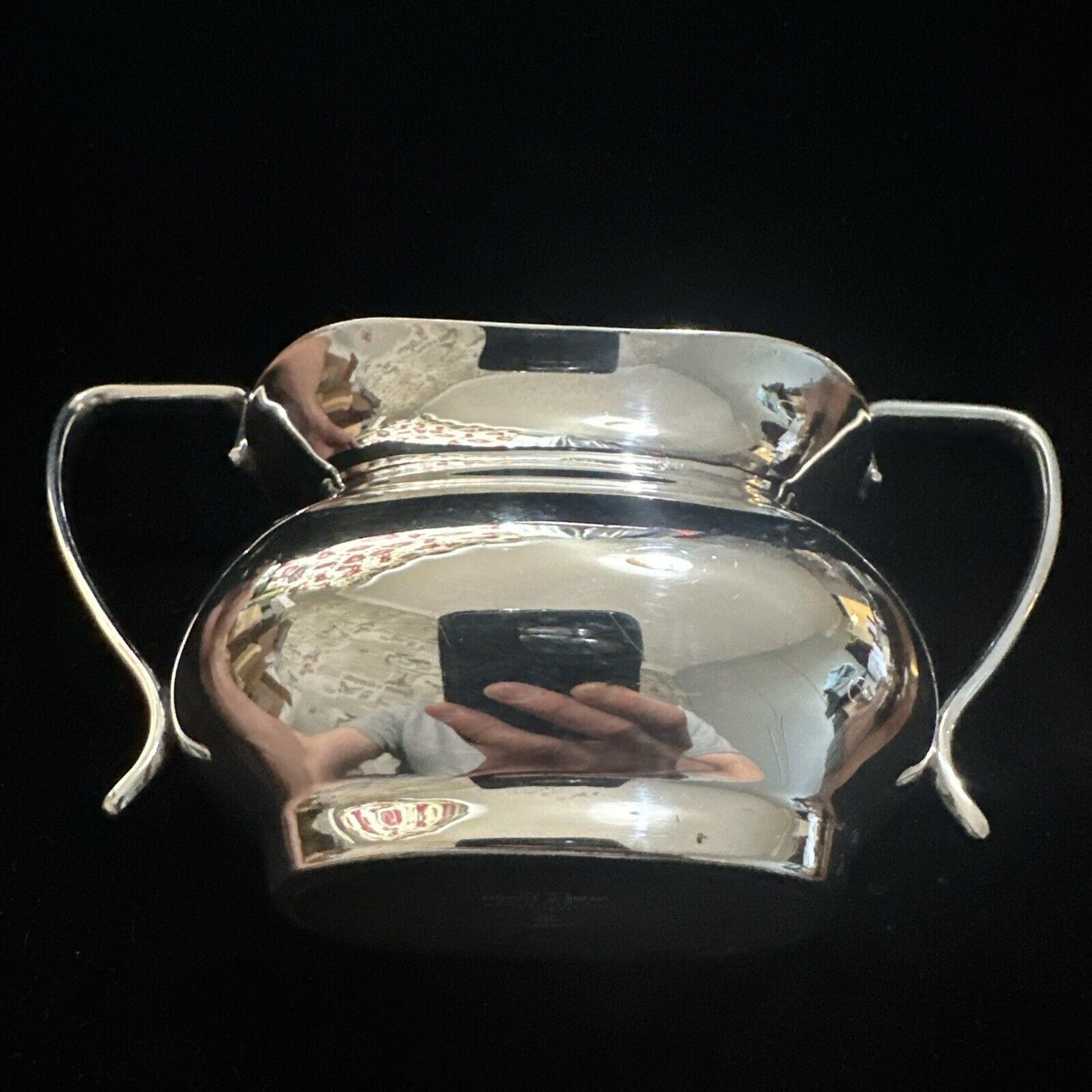 Antique Silver Plated Double Handle Dish / Bowl / Vase - Viners Alpha Plate
