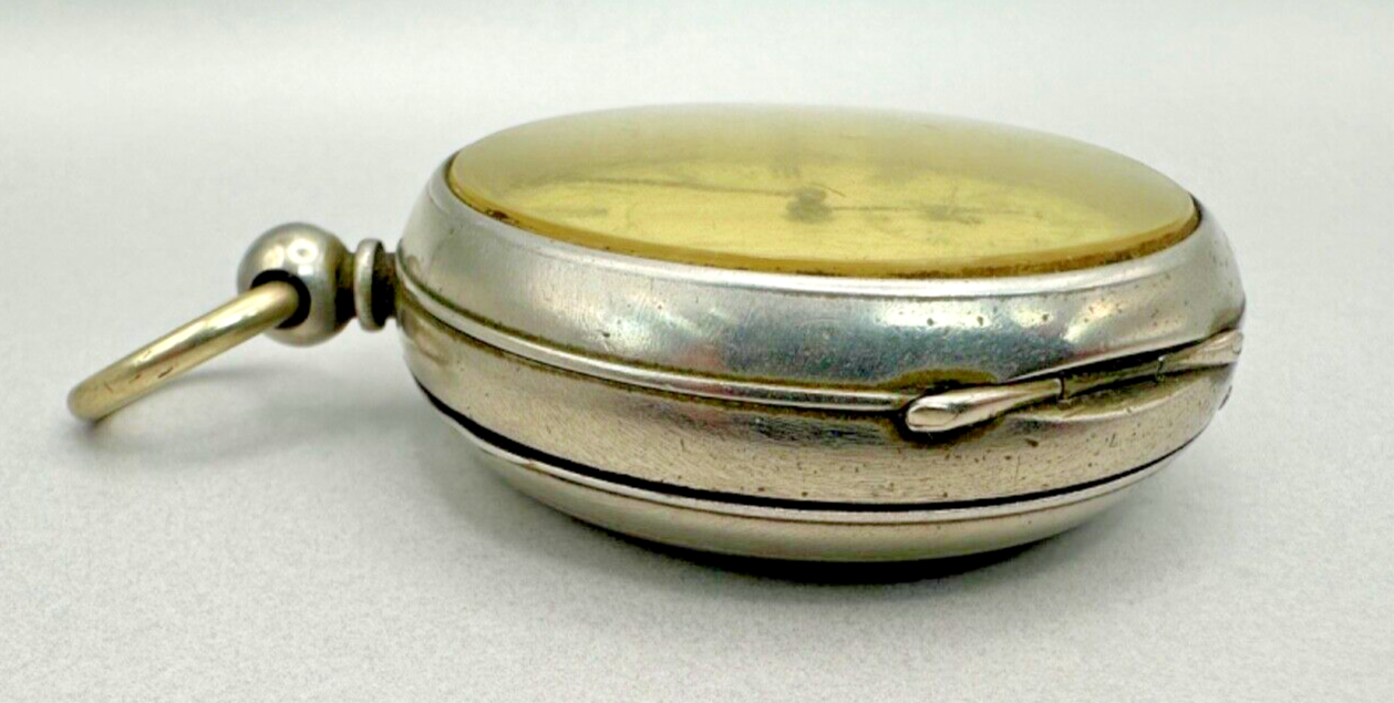 Antique Pocket Watch with Argentan Case - Non-Magnetic Movement - Working