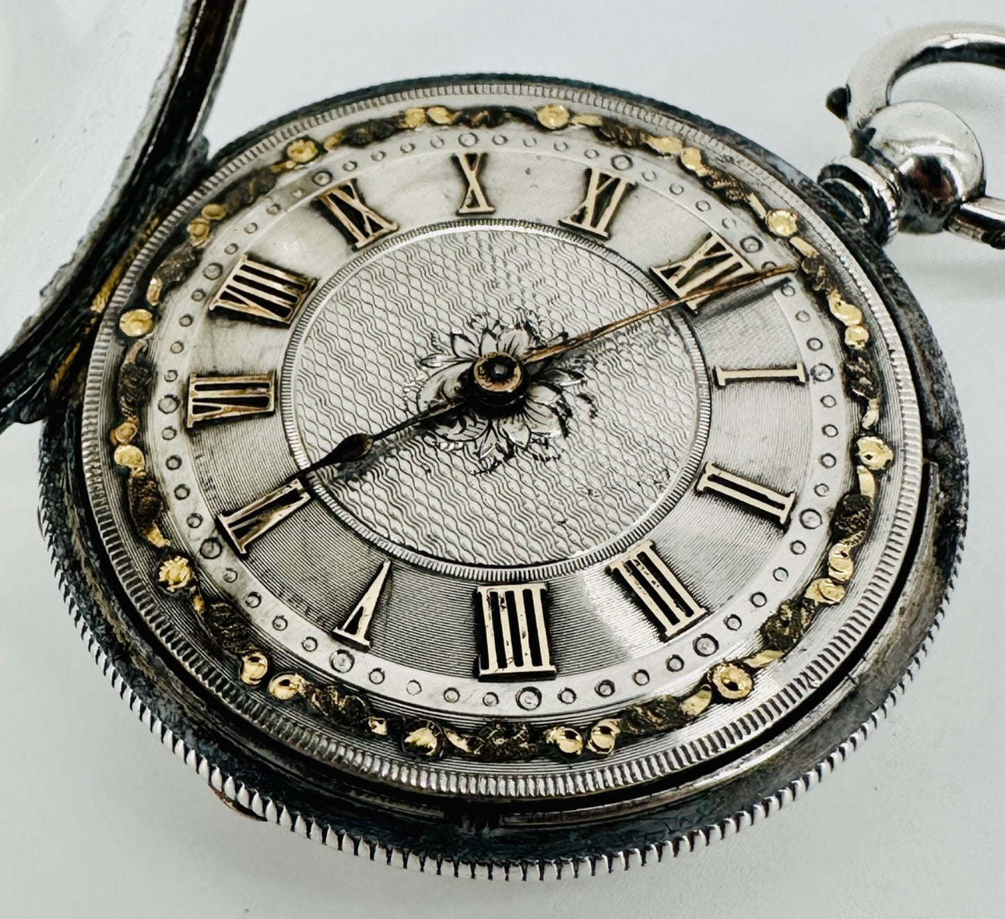 Antique Baume Genève Silver Pocket Watch, Matching Serials, Marked CB, c.1860-80