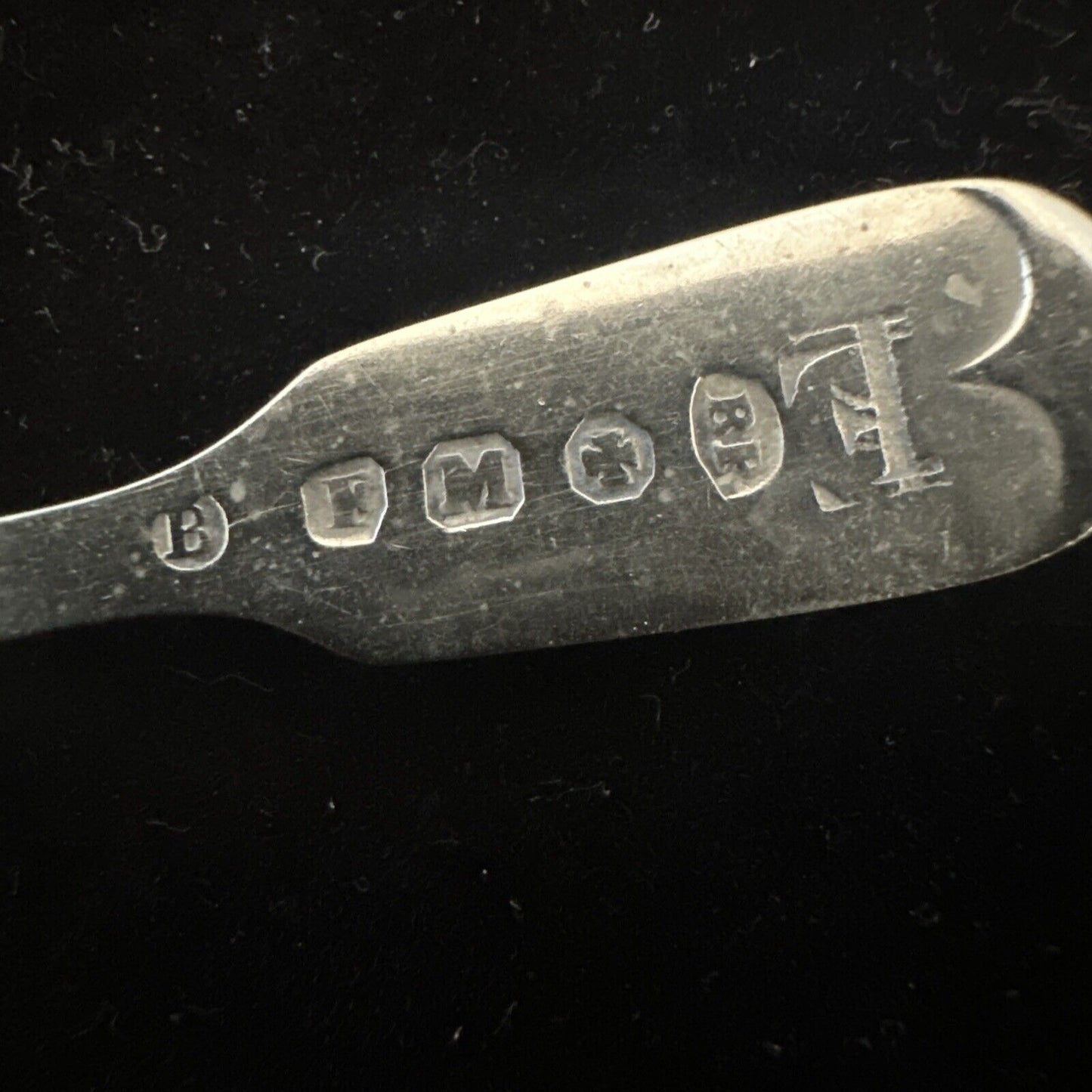 Antique Silver Plate Salt Spoon