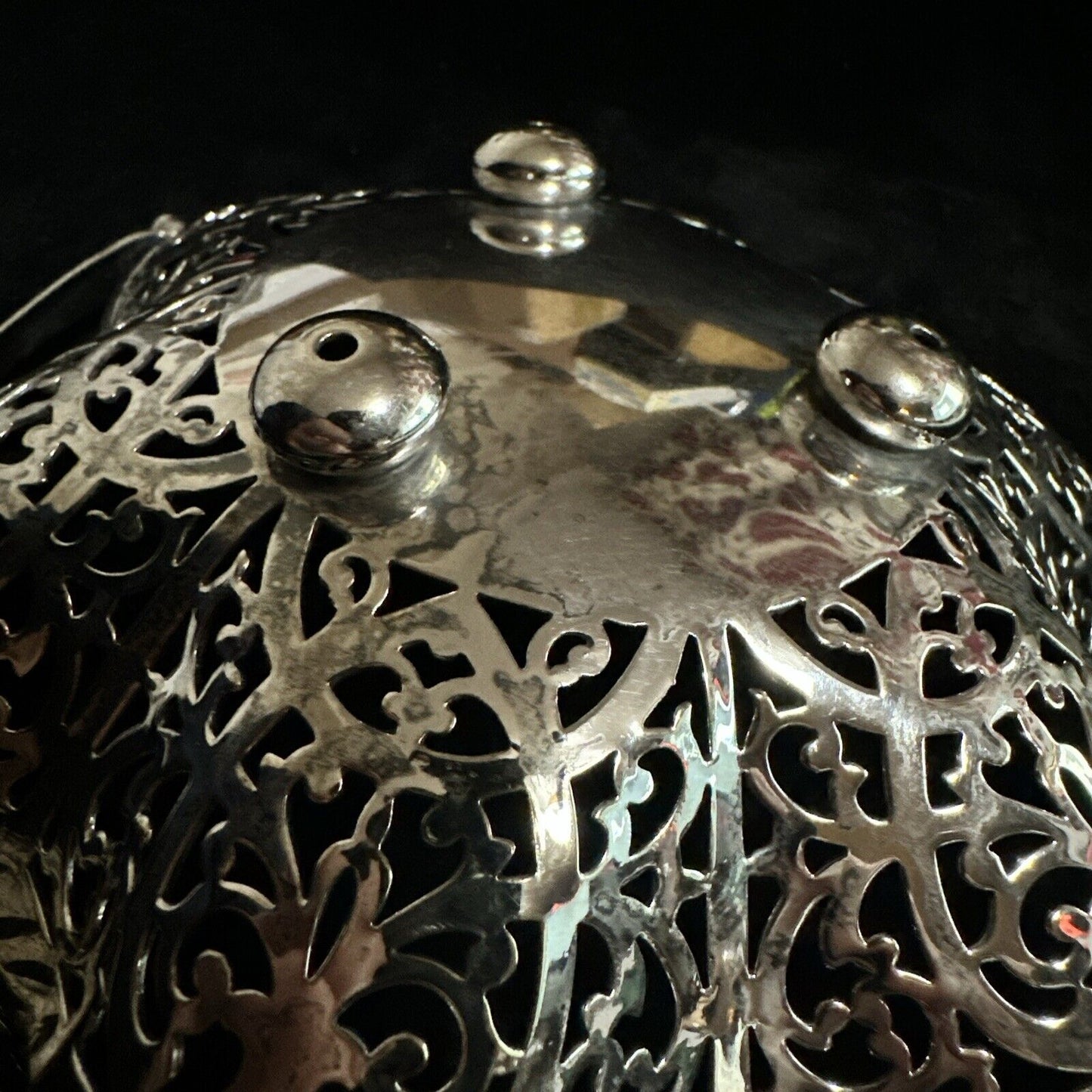 Antique Silver Plate Bon Bon Dish - Lancelott Plate