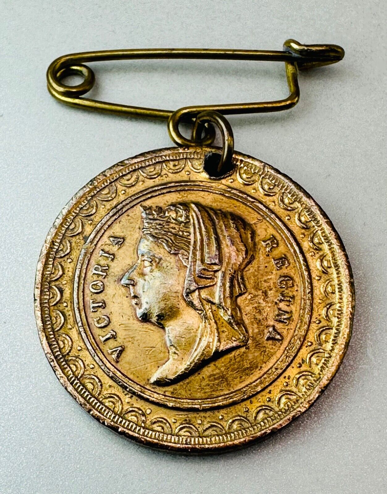 1897 Queen Victoria Diamond Jubilee Commemorative Brooch