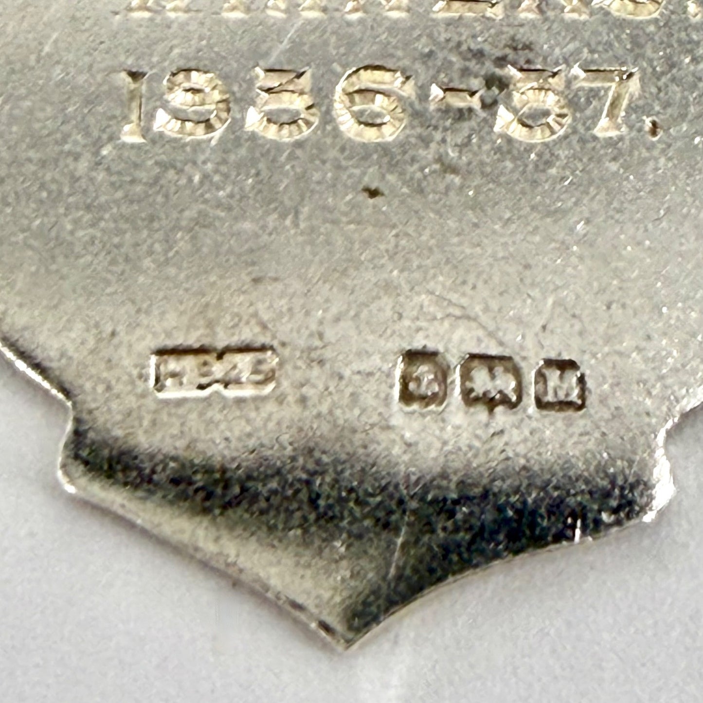 Antique Silver Football Fob Medal – Birmingham 1936 Herbert Bushell & Sons