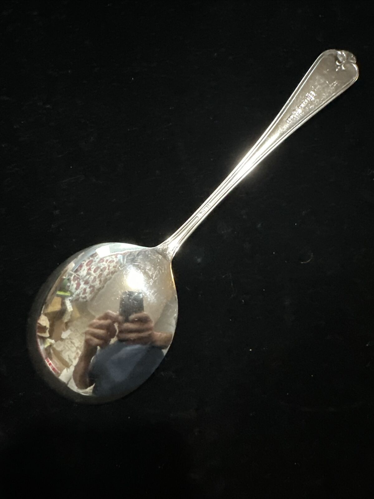 Antique Silver Plate Serving Spoon - Ell Ware - EPNS