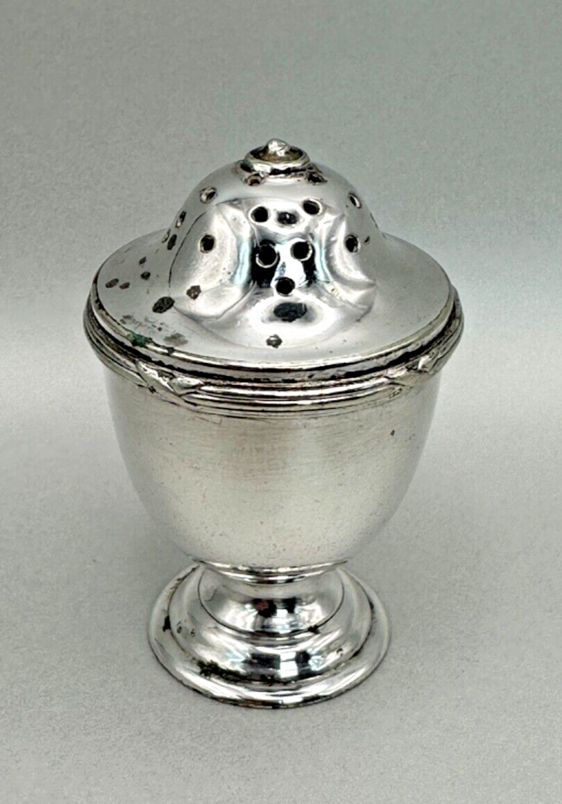 Antique Walker & Hall Silver Plate Salt & Pepper Pots Shakers