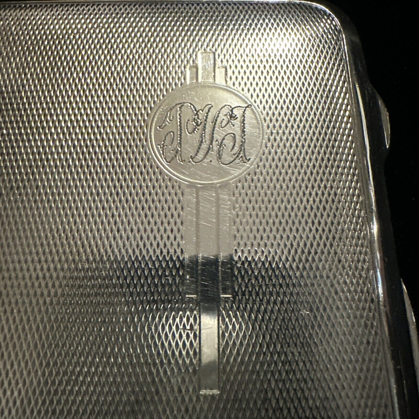 Antique Silver Plated Cigarette Case