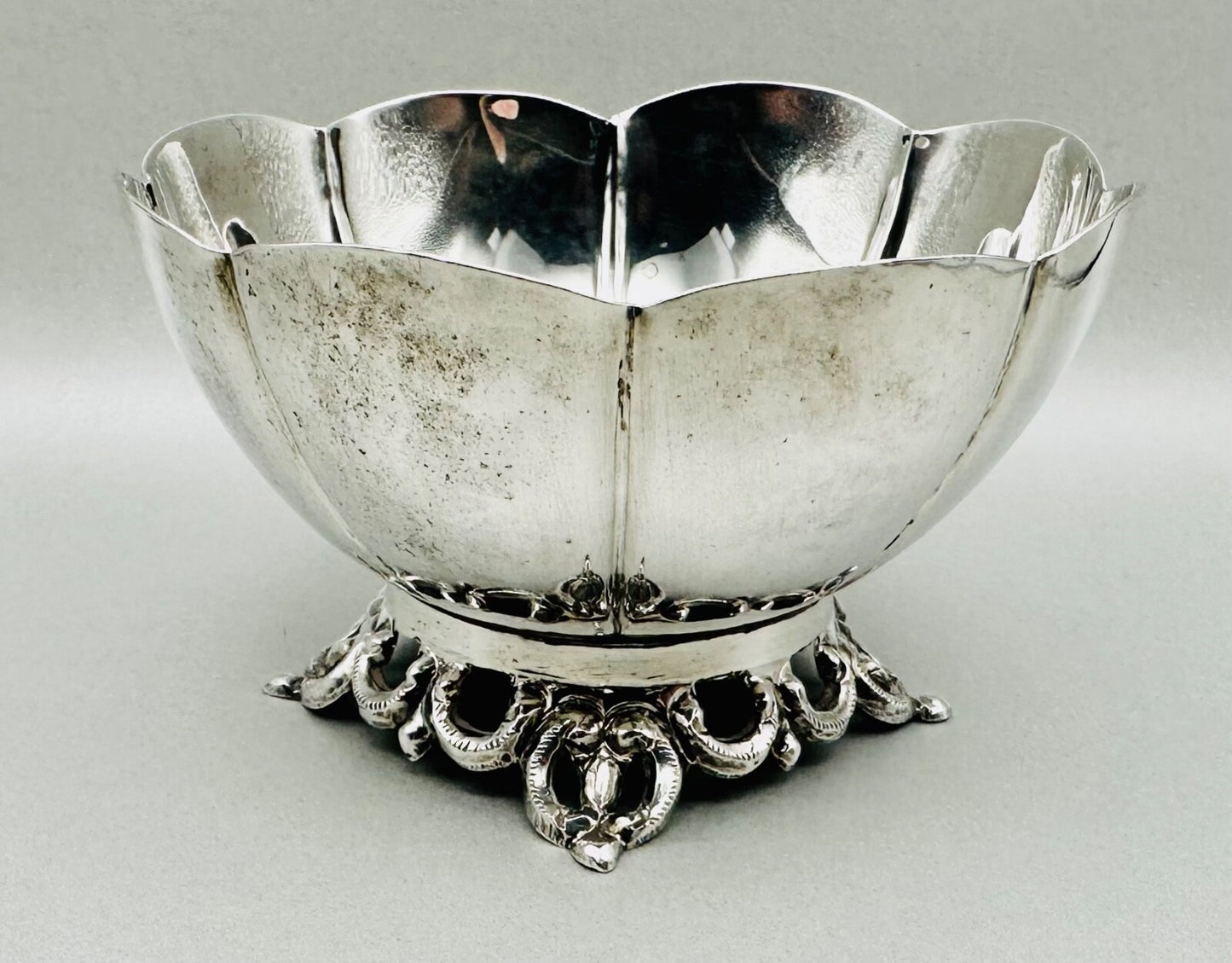 Antique Silver Bowl - 72.8g Stamped Silver