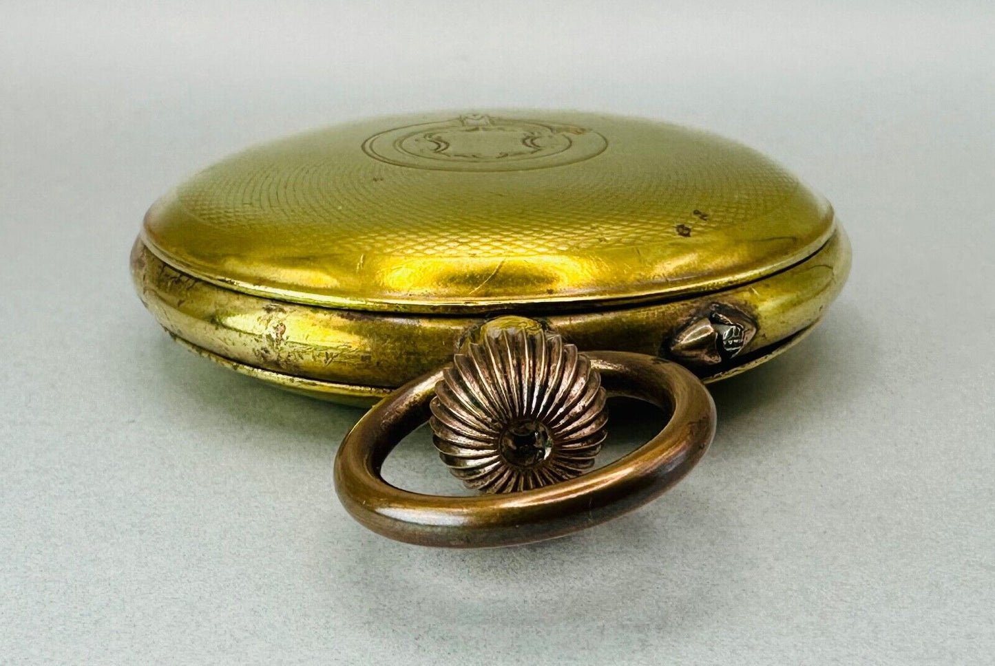 Antique Full Hunter Pocket Watch - Masonic Dial - Working