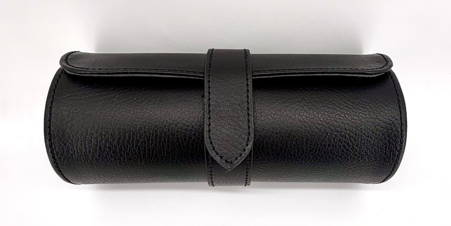 WOLF Blake Triple Watch Roll – Black/Grey – Brand New with Box