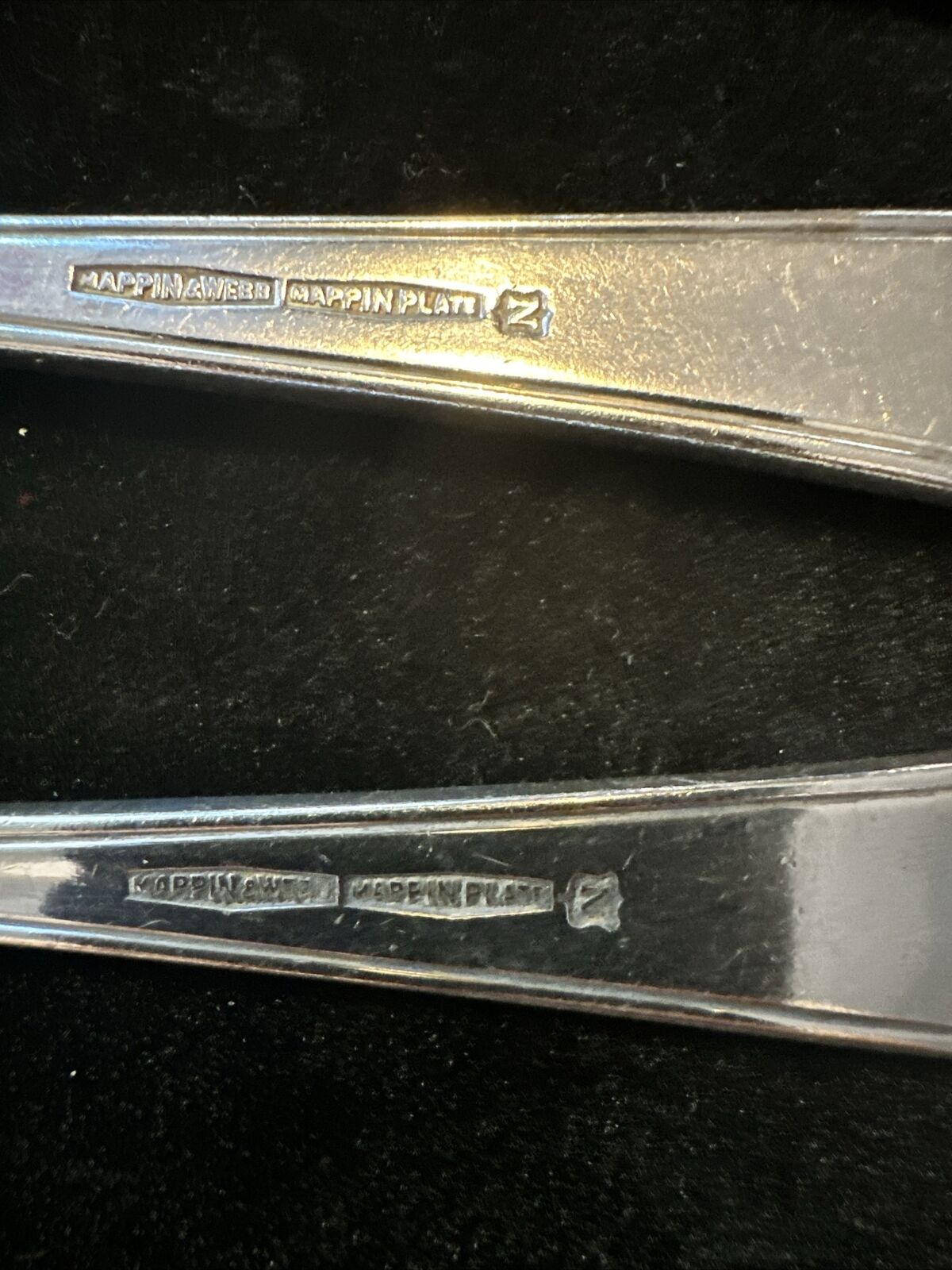 3 Silver Plated Forks - Mappin & Webb - Mappin Plate