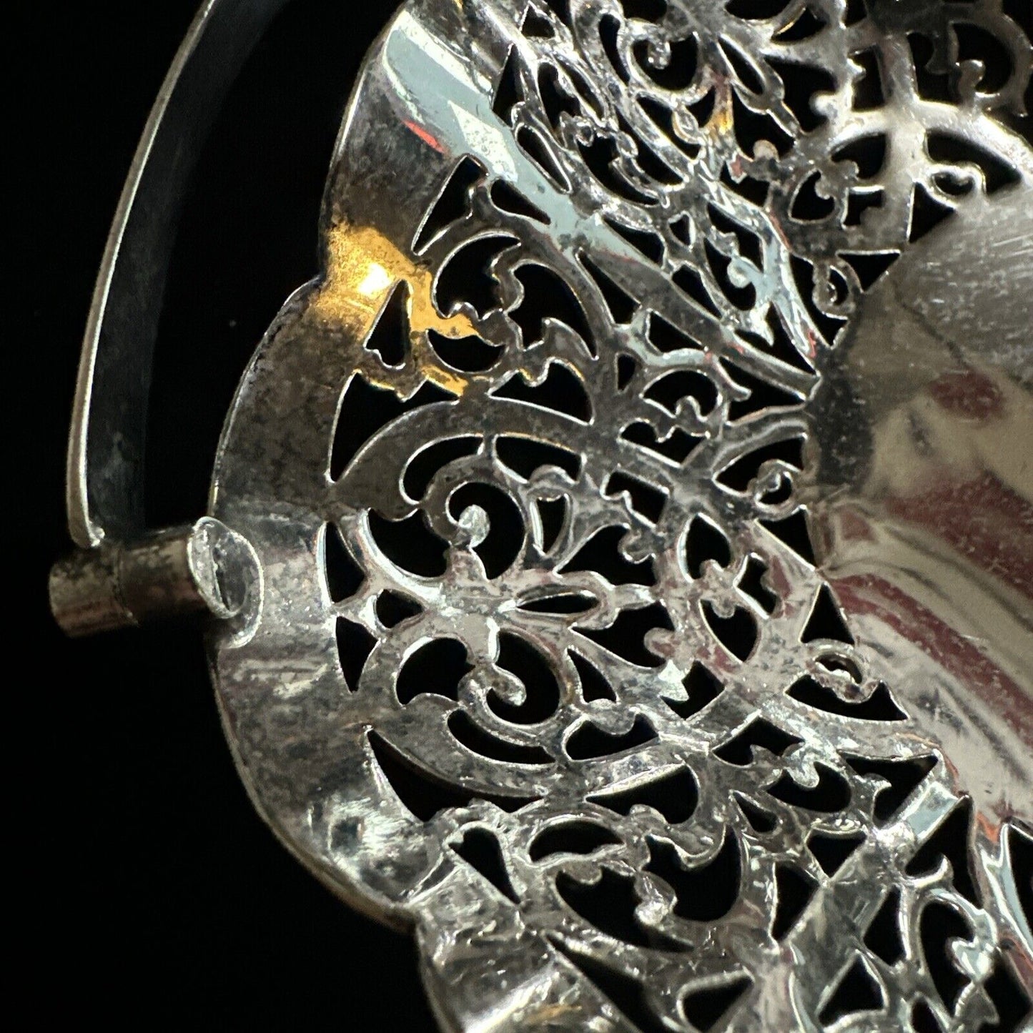 Antique Silver Plate Bon Bon Dish - Lancelott Plate
