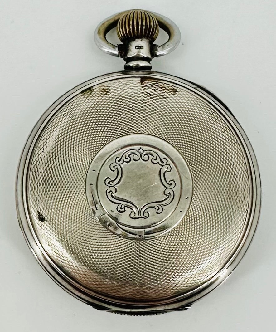 Antique Silver Dennison Cased Pocket Watch – 1939 Dublin Import Marks, 15 Jewels