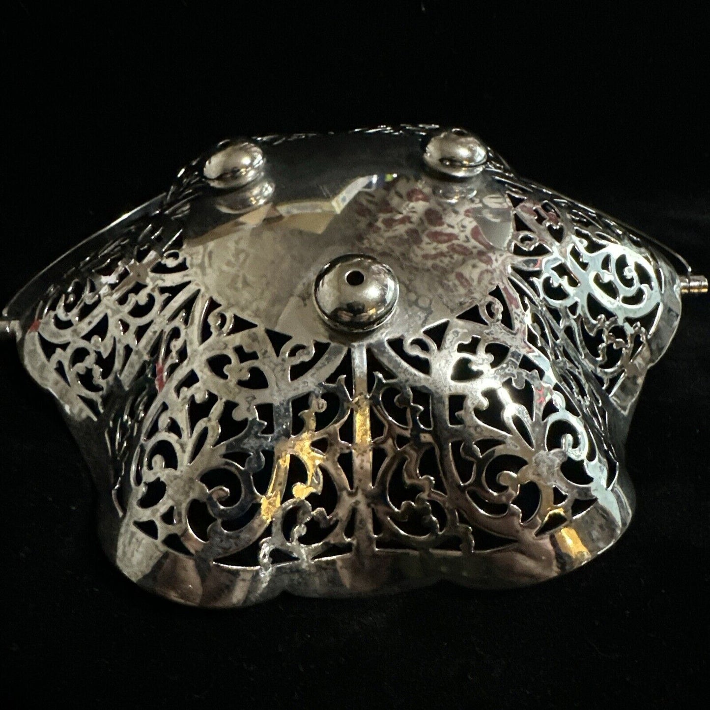 Antique Silver Plate Bon Bon Dish - Lancelott Plate