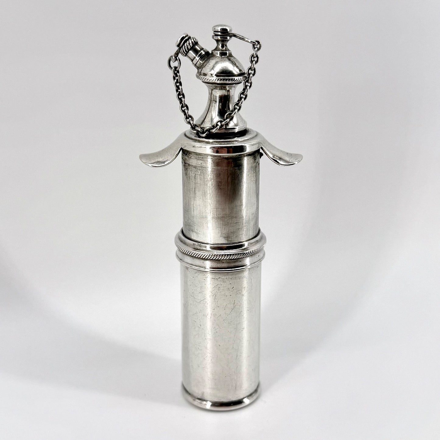 Antique Sterling Silver Scent Bottle / Atomiser – London Import 1913