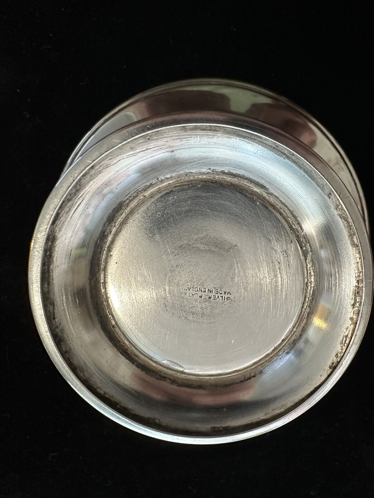 Antique Silver Plated Rose Bowl Vase