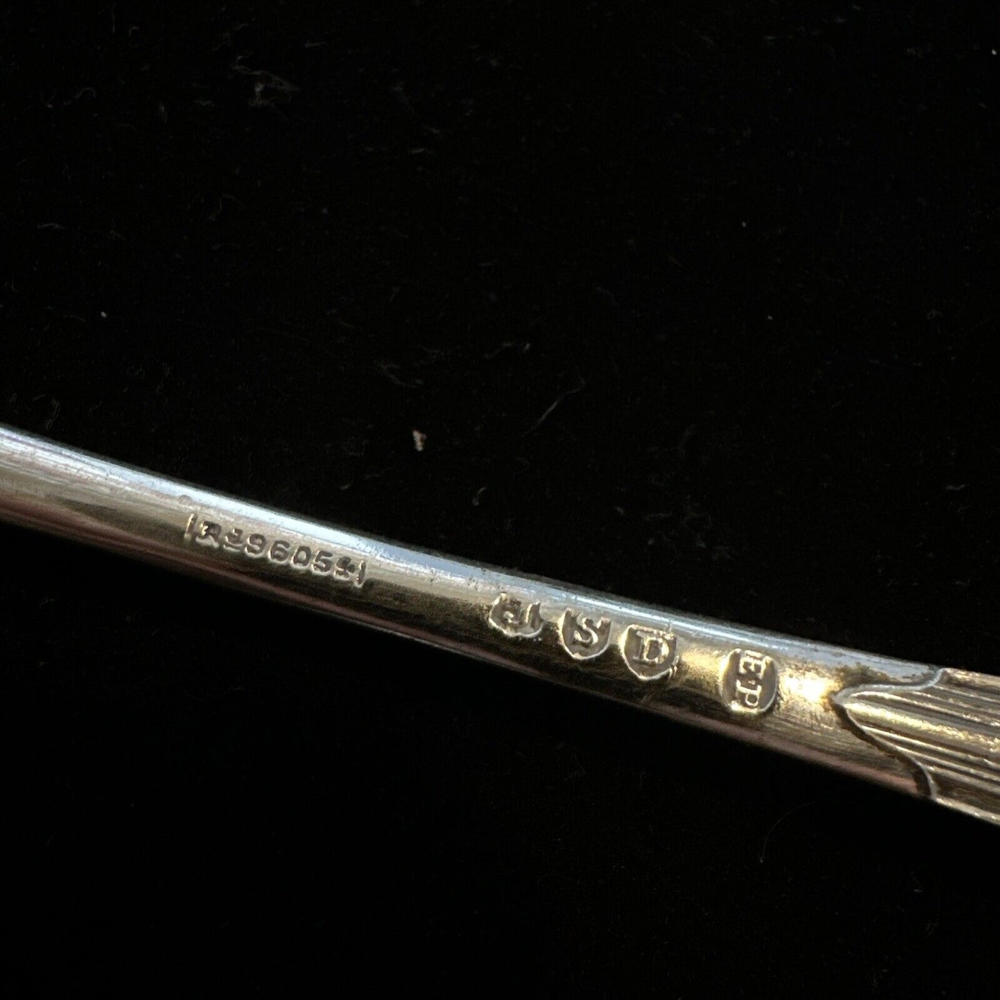 Antique Silver Plate Serving Spoon - James Dixon & Sons