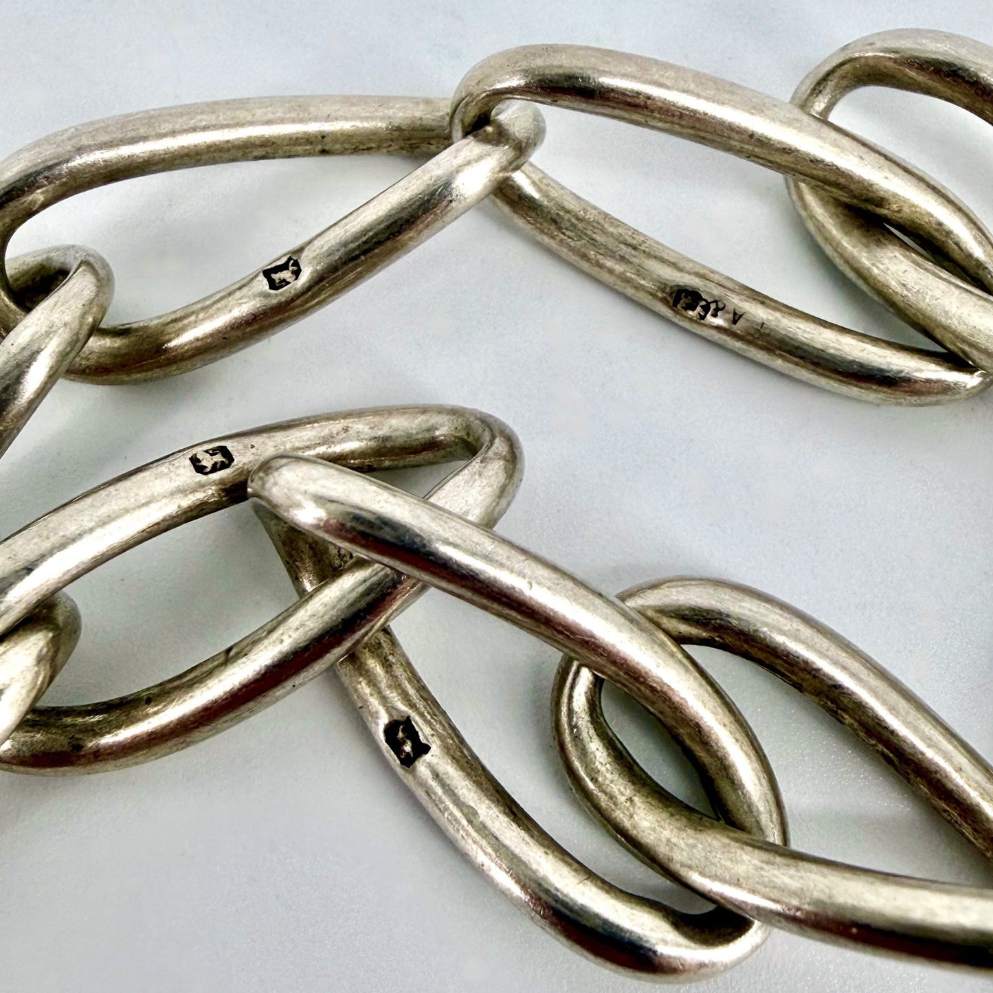 Antique Silver Albert Chain with T-Bar & Medallion – 1900 & 1924