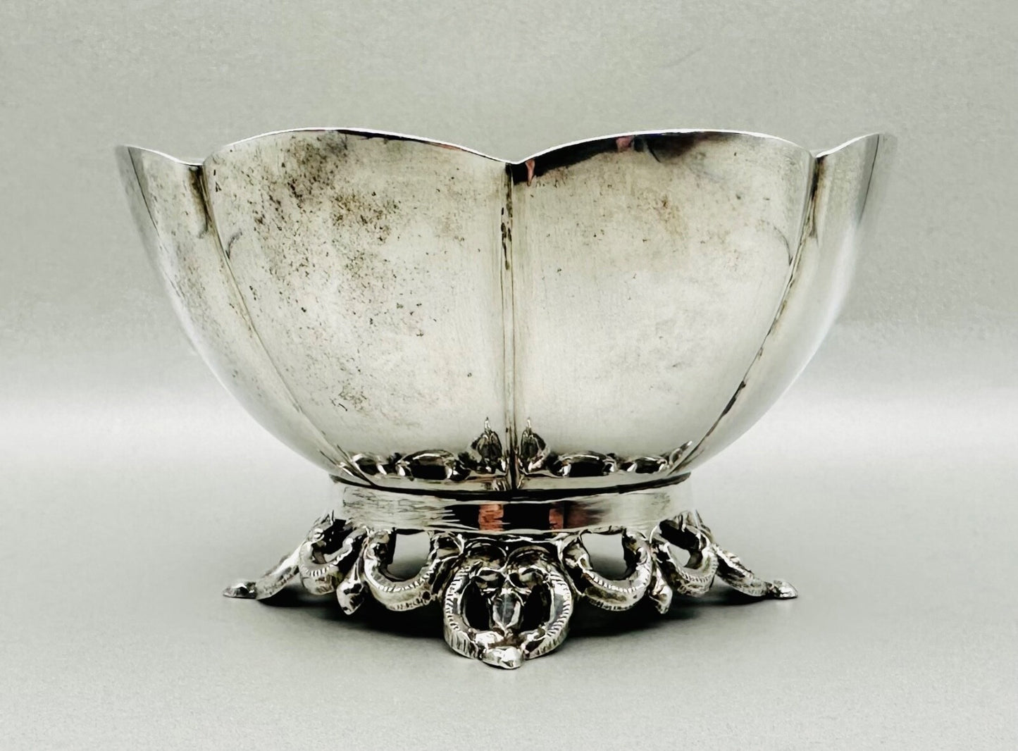 Antique Silver Bowl - 72.8g Stamped Silver