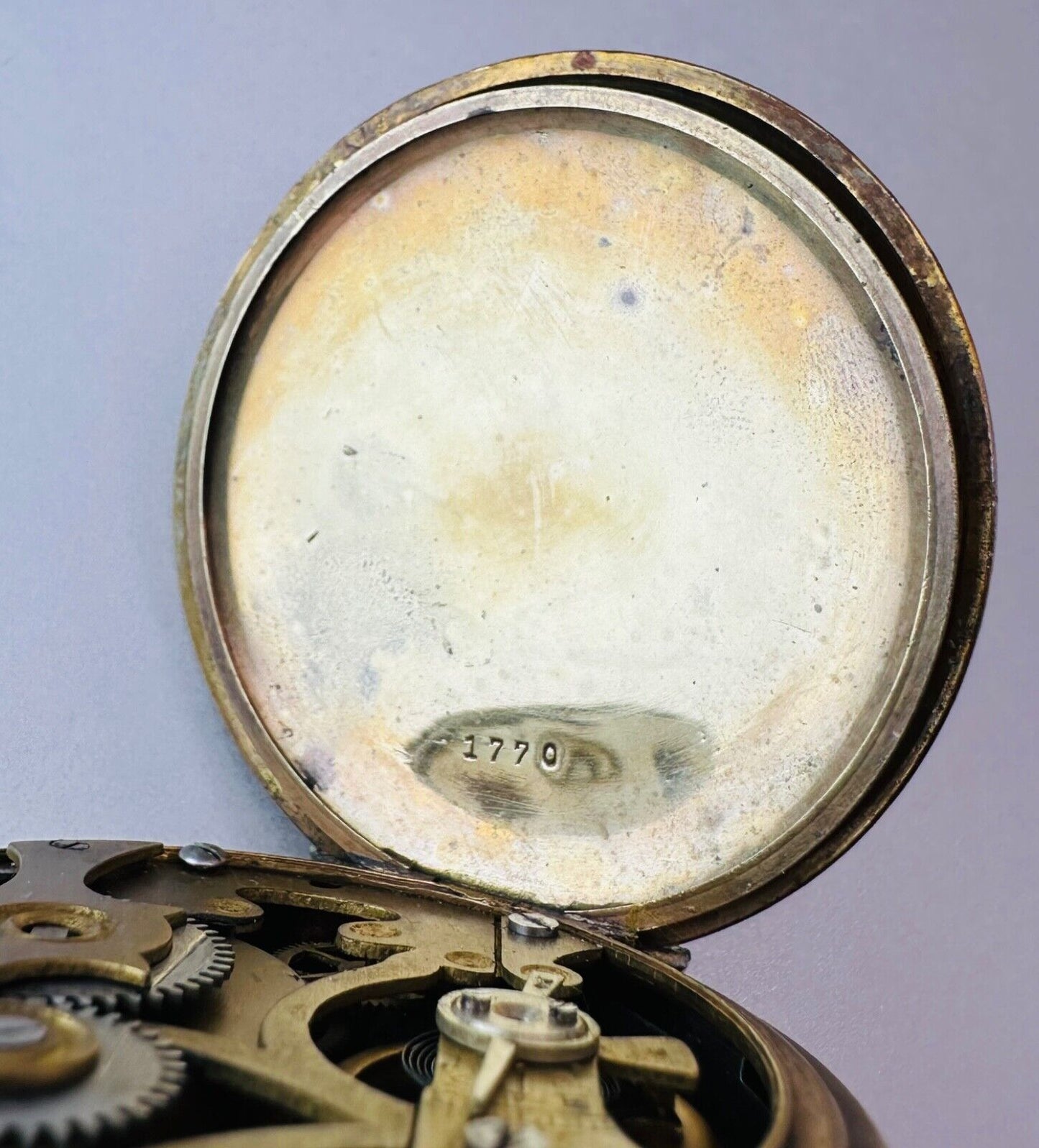 Antique Full Hunter Pocket Watch - Masonic Dial - Working