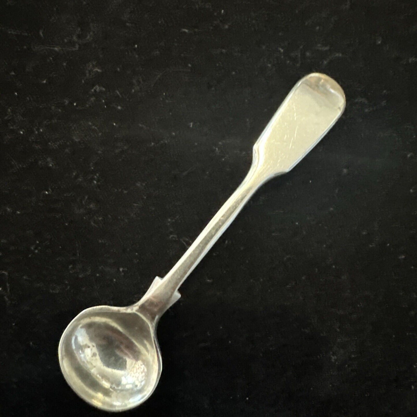 Antique Silver Plate Salt Spoon