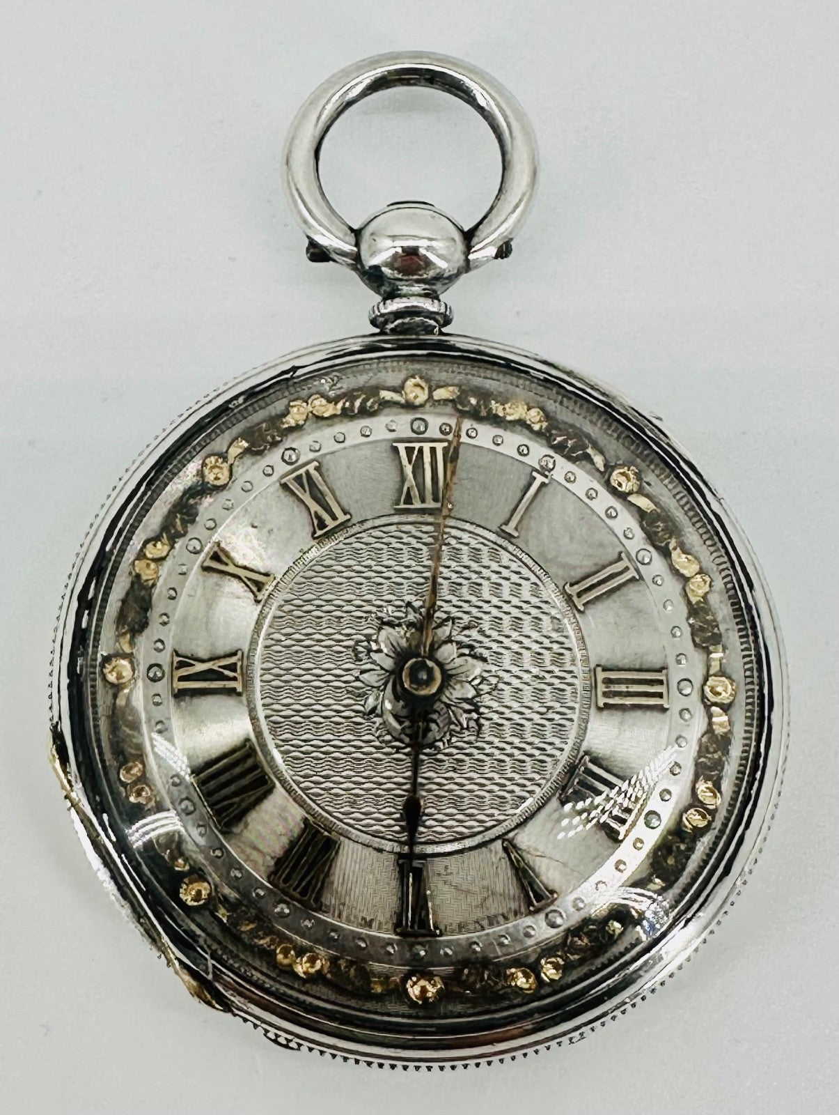 Antique Baume Genève Silver Pocket Watch, Matching Serials, Marked CB, c.1860-80