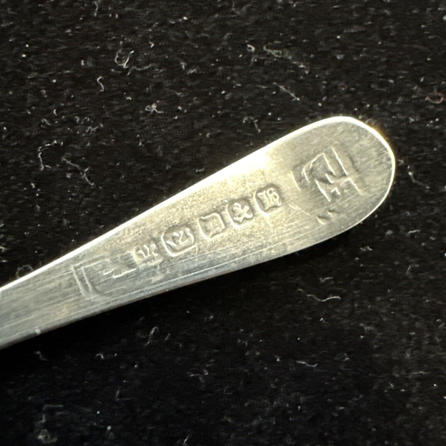 Antique Silver Plate Salt Spoon