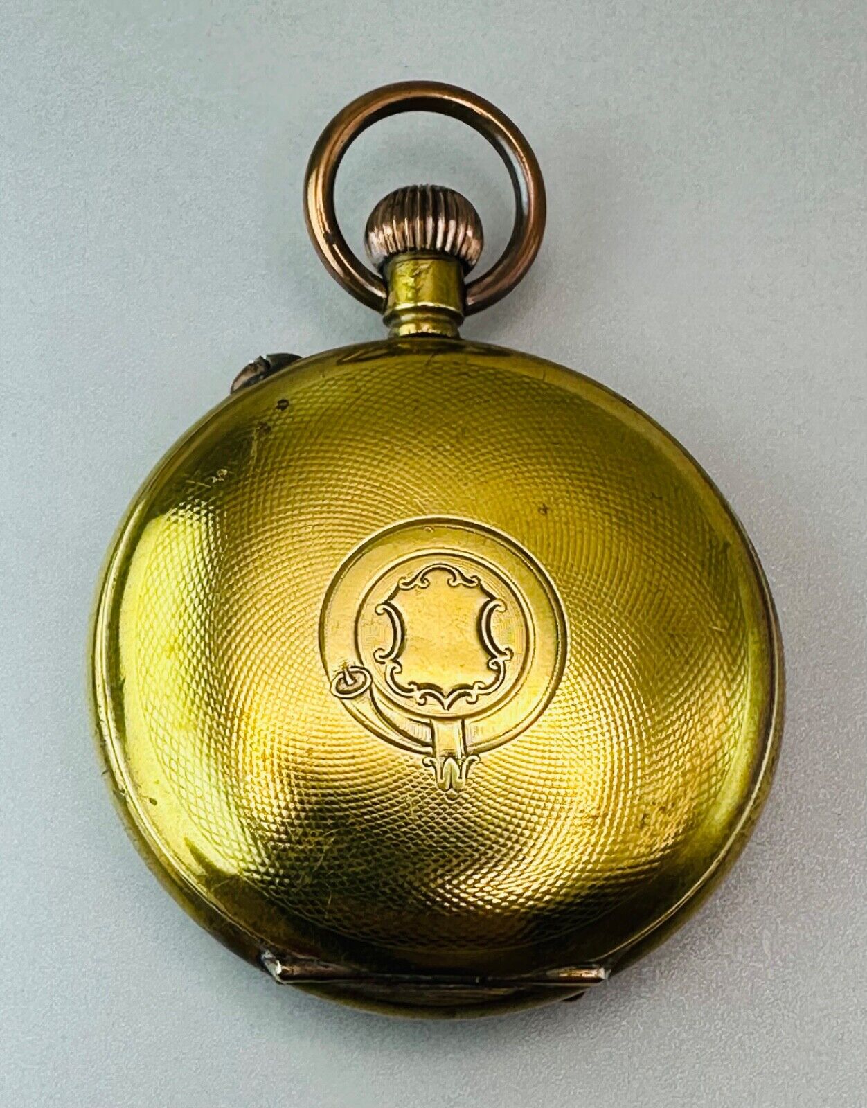 Antique Full Hunter Pocket Watch - Masonic Dial - Working