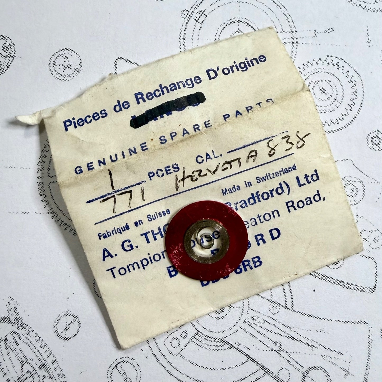 Vintage Helvetia 838 Mainspring – For Helvetia, Alpina, Certina & Felsa Calibres