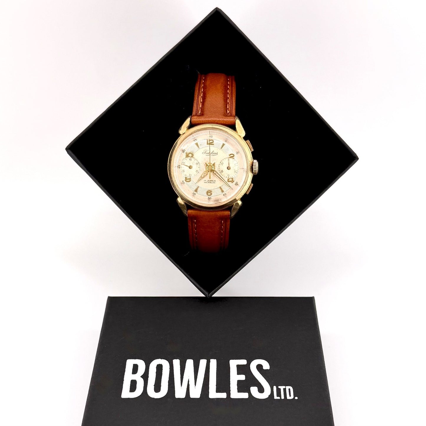 Vintage Gents Fidelius Chronograph Watch – Landeron 51 – Working